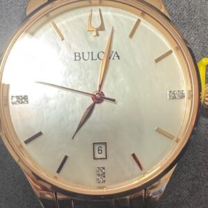 Bulova Sutton Classic Collection Rose Gold Women’s Watch